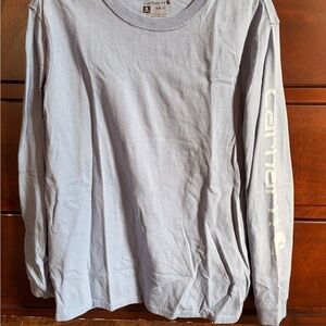 Carhartt Men's Sky Blue Long Sleeve Tee